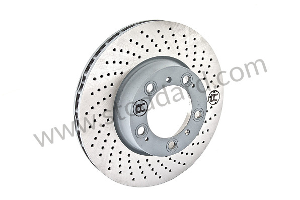 99635140601 - Sebro Brake Disc Rotor, Front Right For 996 997 Boxster And Cayman for Porsche 