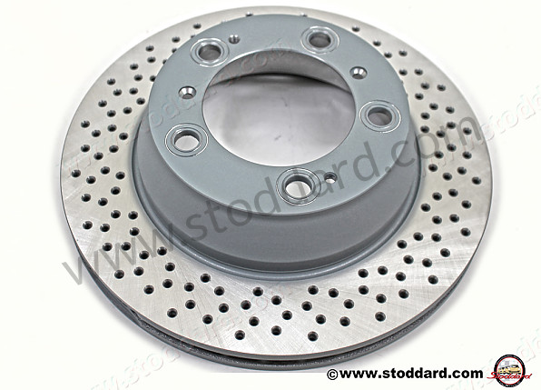 99635240104 - Sebro Brake Rotor, Rear For 996 997 1999-2008 for Porsche 