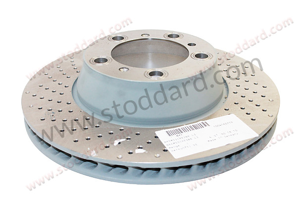 99635240590 - Left Rear Brake Disc Rotor For 996 Cup for Porsche 
