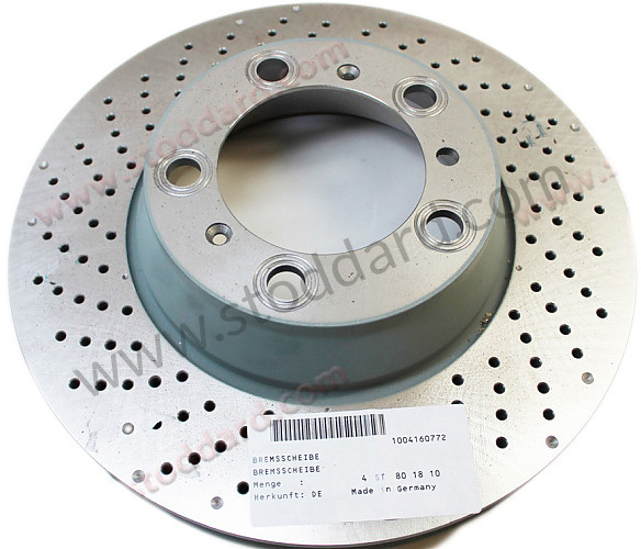 99635240690 - Right Rear Brake Disc Rotor For 996 Cup for Porsche 