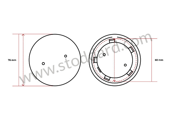 996361306009A1 - HUB CAP for Porsche 996 Gt3 / Gt3-1 &bull; 2000 &bull; 996 Gt3 &bull; Coupe &bull; Manual Gearbox, 6 Speed