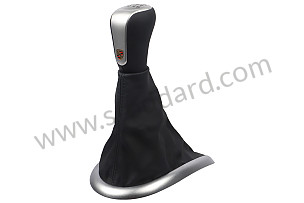 SHIFT-LEVER KNOB metropolitan blue / metropolitan blue (G10) / OPTION: KNOB, ALUMINIUM / LEATHER (Option code: IX97) (99642498122G10)