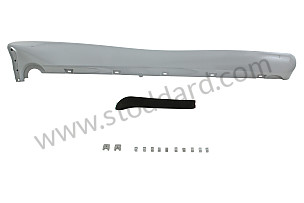 SILL COVER undercoat / undercoat (G2X) / RIGHT / OPTION: TURBO AEROKIT (Option code: IXAF) (99650436401G2X)