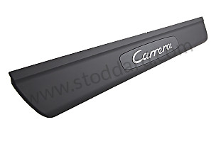SCUFF PLATE Left-hand drive / black / black (A03) (99655130300A03)