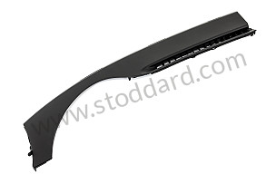 DEFROSTER TRIM Left-hand drive / black / black (A03) / LEFT (99655218504A03)