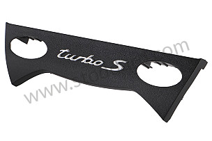 TRIM FOR SWITCH black / black (01C) / OPTION: SPECIAL MODEL TURBO S (Option code: M092) (9965523150201C)