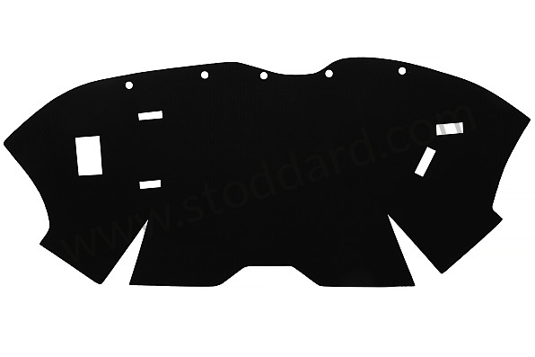 99655671104 - SOUND ABSORBER for Porsche 996 &bull; 2005 &bull; 996 Carrera 4S &bull; Cabrio &bull; Manual Gearbox, 6 Speed