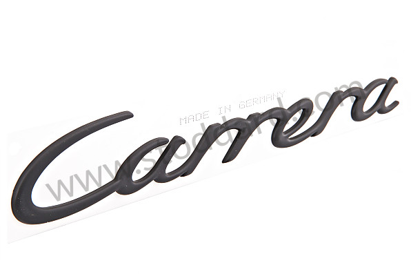 9965592370970C - LOGO CARRERA for Porsche 996 &bull; 2003 &bull; 996 Carrera 2 &bull; Cabrio &bull; Manual Gearbox, 6 Speed