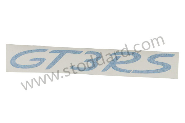 99655923792 - GT3 RS BLUE MONOGRAM for Porsche 996 Gt3 / Gt3-1 &bull; 2000 &bull; 996 Gt3 &bull; Coupe &bull; Manual Gearbox, 6 Speed