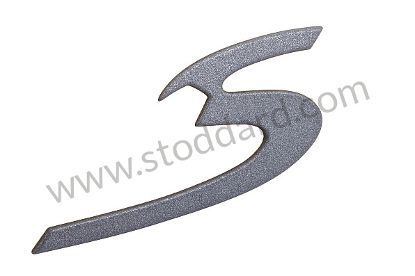 99655924300D04 - LOGO S for Porsche 996 &bull; 2003 &bull; 996 Carrera 4 &bull; Targa &bull; Automatic Gearbox
