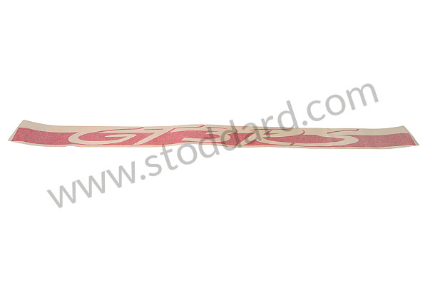99655933392 - DECORATIVE FILM for Porsche 996 Gt3 / Gt3-1 &bull; 2000 &bull; 996 Gt3 &bull; Coupe &bull; Manual Gearbox, 6 Speed
