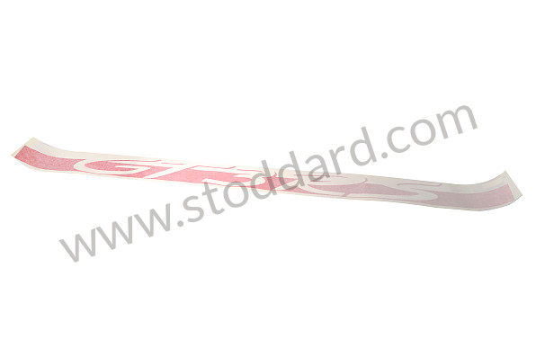 99655933492 - DECORATIVE FILM for Porsche 996 Gt3 / Gt3-1 &bull; 2000 &bull; 996 Gt3 &bull; Coupe &bull; Manual Gearbox, 6 Speed