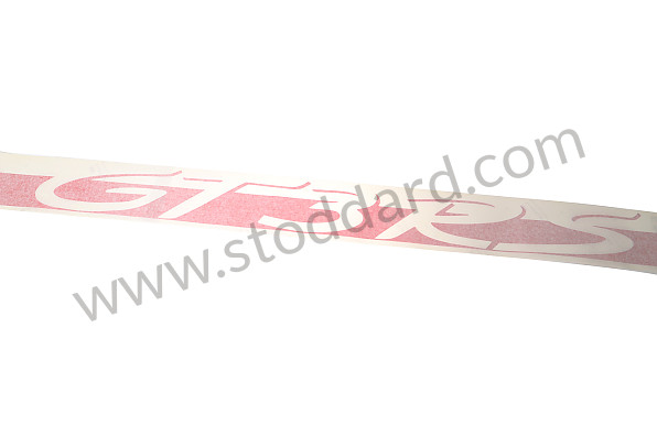 99655933492 - DECORATIVE FILM for Porsche 996 Gt3 / Gt3-1 &bull; 2000 &bull; 996 Gt3 &bull; Coupe &bull; Manual Gearbox, 6 Speed