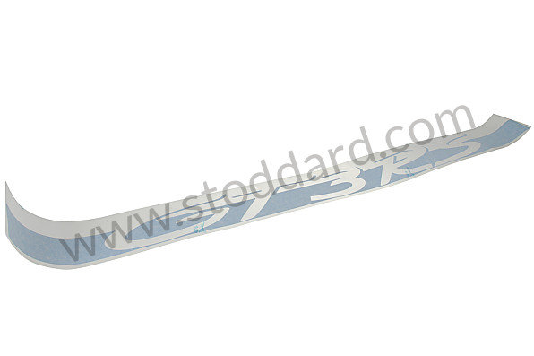 99655933493 - DECORATIVE FILM for Porsche 996 Gt3 / Gt3-1 &bull; 2000 &bull; 996 Gt3 &bull; Coupe &bull; Manual Gearbox, 6 Speed