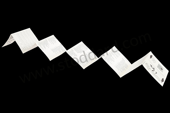 99661021705 - INDICATION STICKER for Porsche 