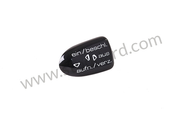 99661350400A01 - CAP WITH SYMBOL for Porsche 996 Turbo &bull; 2001 &bull; 996 Turbo &bull; Coupe &bull; Manual Gearbox, 6 Speed