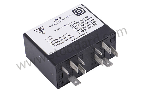 99661511101 - RELAY for Porsche 996 &bull; 1998 &bull; 996 Carrera 2 &bull; Coupe &bull; Manual Gearbox, 6 Speed