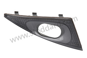 LOWER WHITE HEADLIGHT COVER WITH HEADLIGHT WASHER FRONT RIGHT (99663104603)