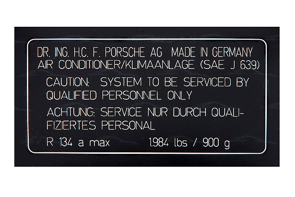 99670114101 - STICKER for Porsche 