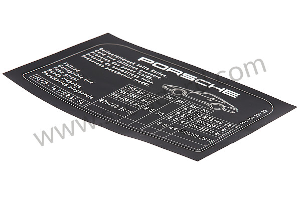 99670128723 - STICKER for Porsche 