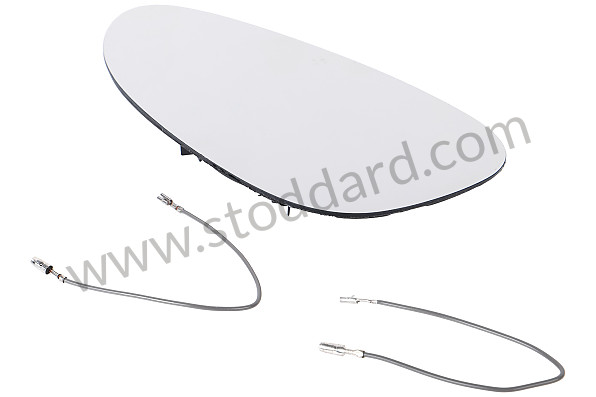 99673103501 - MIRROR GLASS for Porsche 996 Gt3 / Gt3-1 &bull; 2000 &bull; 996 Gt3 &bull; Coupe &bull; Manual Gearbox, 6 Speed