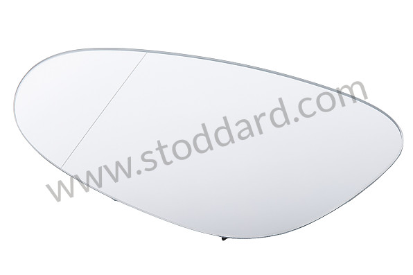 99673103502 - MIRROR GLASS for Porsche Boxster 986 97-04 &bull; 2000 &bull; Boxster 2.7 &bull; Cabrio &bull; Manual Gearbox, 5 Speed