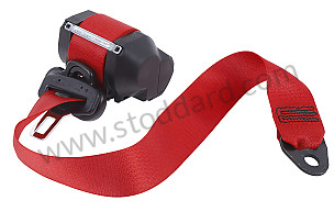 SEAT BELT indian red / indian red (N13) / LEFT (99680303390N13)