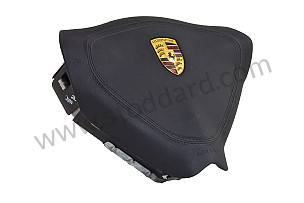 AIRBAG UNIT COLOURED INSIGNIA / black / black (A28) / LEATHER / OPTION: 3-SPOKE SPORTS STEERING WHEEL, LEATHER, INTERIOR COLOUR (Option code: IXPA), OPTION: 3-SPOKE SPORTS STEERING WHEEL, CARBON / LEATHER (Option code: IXPD) (99680398001A28)