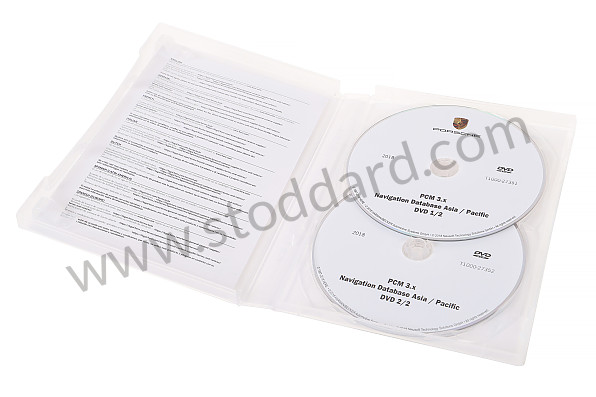 99704498160 - ASIA/PACIFIC NAVIGATION SYSTEM DVD ROM for Porsche 