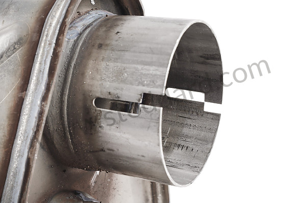 99711102732 - MAIN EXHAUST MUFFLER for Porsche 997 Turbo 10-13 &bull; 2011 &bull; 997 Turbo S &bull; Coupe &bull; Pdk Gearbox