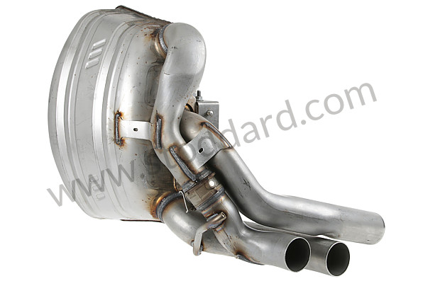 99711151131 - MAIN EXHAUST MUFFLER for Porsche 997 09-12 &bull; 2012 &bull; 997 C2 &bull; Coupe &bull; Pdk Gearbox