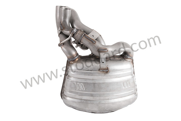 99711151231 - MAIN EXHAUST MUFFLER for Porsche 997 09-12 &bull; 2012 &bull; 997 C2S &bull; Coupe &bull; Pdk Gearbox
