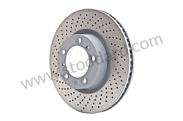 99735140101 - Sebro Brake Disc Rotor Front Left For 911 2009-2016 And Boxster S Cayman S 2013-2016 for Porsche 997 09-12 &bull; 2010 &bull; 997 C2 &bull; Coupe &bull; Manual Gearbox, 6 Speed