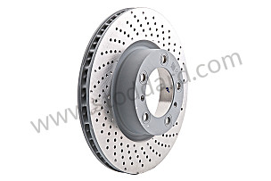 Sebro Brake Disc Rotor Front Right For 911 2009-2016 And Boxster S, Cayman S 2013-2016 FRONT RIGHT (99735140201)