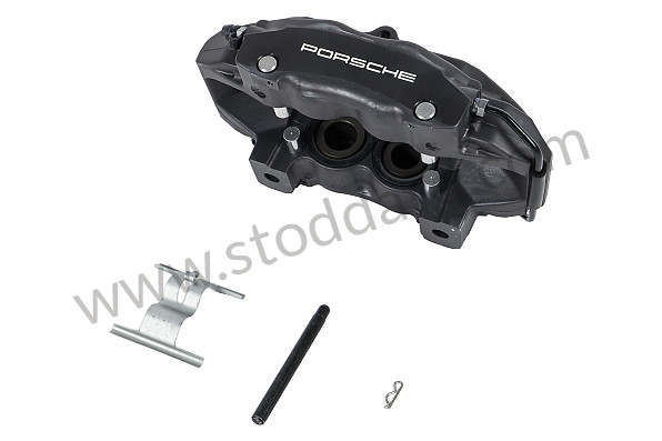 99735142100 - FIXED CALLIPER for Porsche 997 05-08 &bull; 2005 &bull; 997 C2 &bull; Coupe &bull; Manual Gearbox, 6 Speed