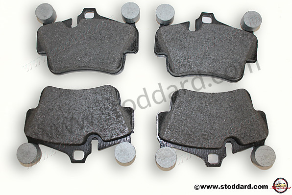 99735193905 - Brake Pad Set, Front For 997, Boxster And Cayman 2005-2012 for Porsche 