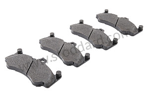 BRAKE PAD REPAIR SET Without OPTION:  CERAMIC BRAKE (PCCB) (Option code: I450)