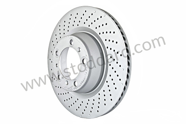 99735240502 - Sebro Brake Disc Rotor Rear Left for 911 997 Turbo GT2 2007-2013 for Porsche 