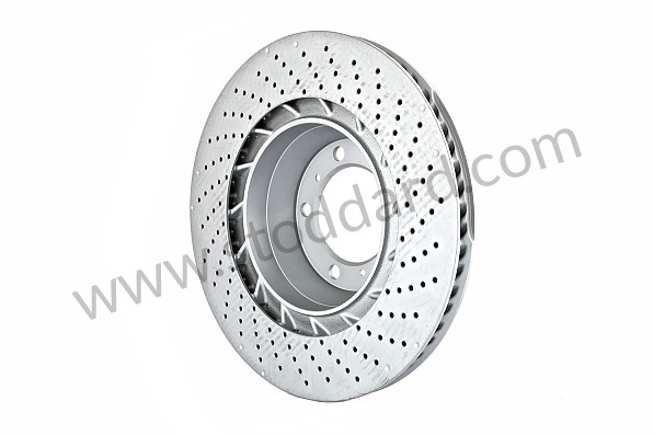 99735240502 - Sebro Brake Disc Rotor Rear Left for 911 997 Turbo GT2 2007-2013 for Porsche 