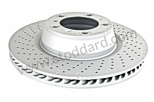 99735240502 - Sebro Brake Disc Rotor Rear Left for 911 997 Turbo GT2 2007-2013 for Porsche 