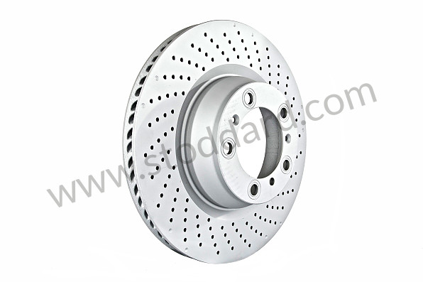 99735240602 - Sebro Brake Disc Rotor Rear Right for 911 997 Turbo GT2 2007-2013 for Porsche 