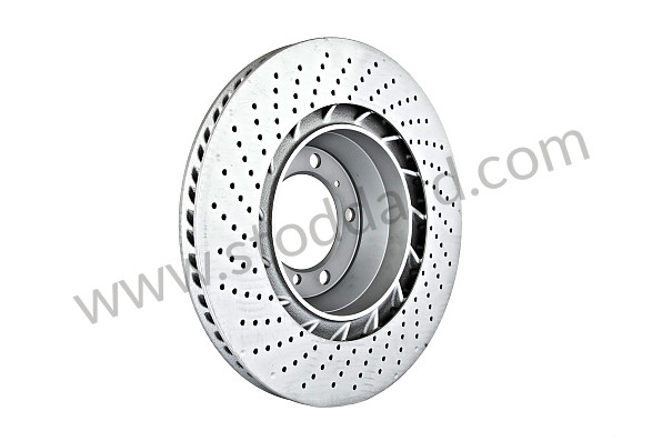99735240602 - Sebro Brake Disc Rotor Rear Right for 911 997 Turbo GT2 2007-2013 for Porsche 