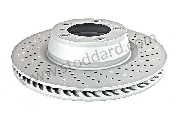 99735240602 - Sebro Brake Disc Rotor Rear Right for 911 997 Turbo GT2 2007-2013 for Porsche 