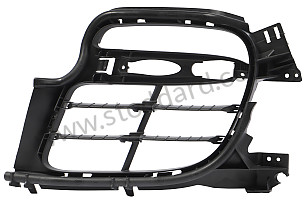 RETAINING FRAME black / black (01C) / FRONT LEFT (9975055630601C)