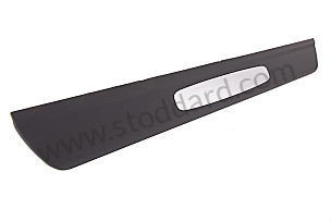 SCUFF PLATE black / black (A03) / Lacquer (99755130308A03)