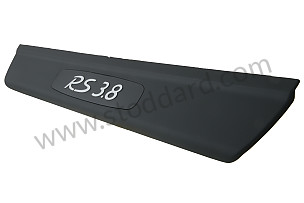 SCUFF PLATE black / black (A03) / Lacquer / OPTION: RS VERSION (Option code: I004) (99755130393A03)
