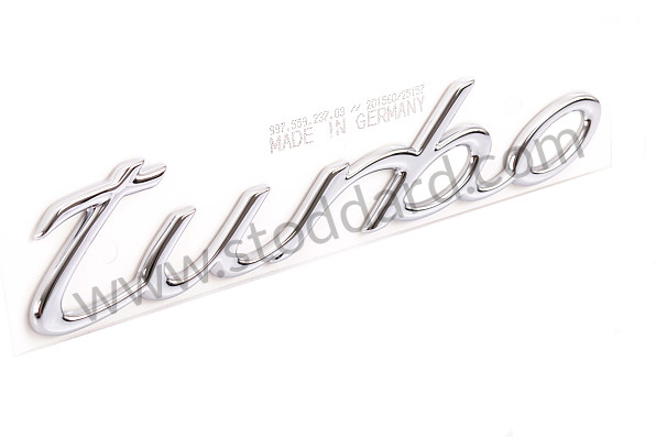99755923703 - LOGO for Porsche 997 Turbo 10-13 &bull; 2012 &bull; 997 Turbo S &bull; Cabrio &bull; Pdk Gearbox