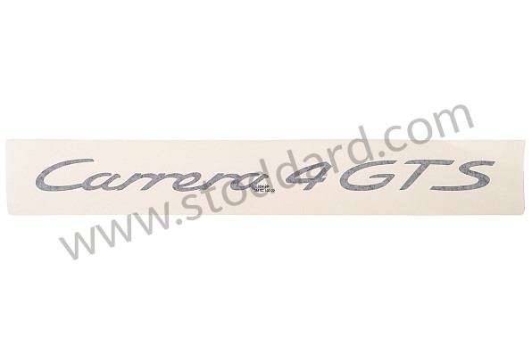 99755944302 - DECORATIVE FILM for Porsche 997 09-12 &bull; 2012 &bull; 997 C4 &bull; Cabrio &bull; Pdk Gearbox