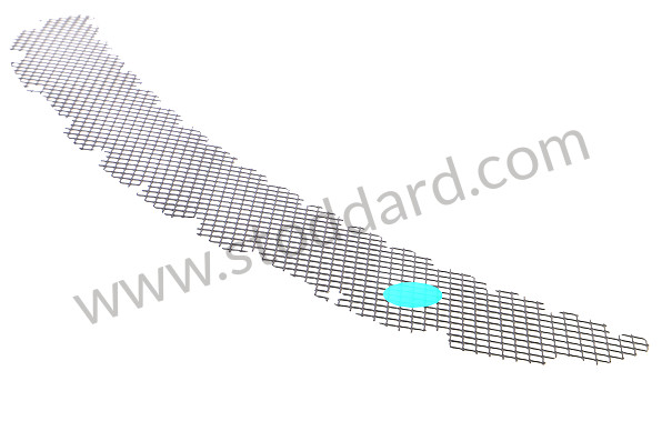 99757571792 - GRILLE for Porsche 997 Gt3 / Gt3-2 &bull; 2009 &bull; 997 Gt3 3.6 &bull; Coupe &bull; Manual Gearbox, 6 Speed