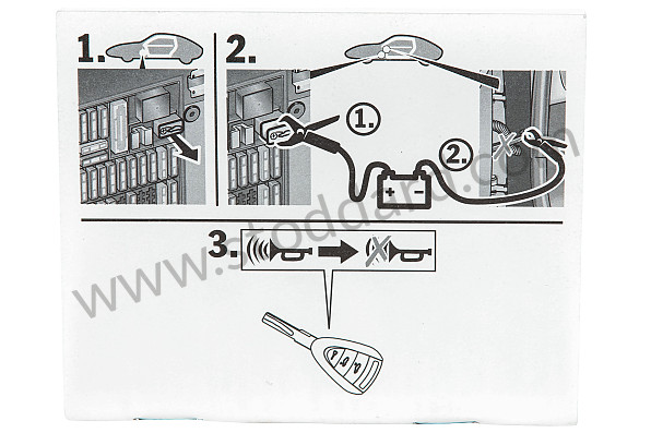 99761019525 - ASSIGNMENT STICKER for Porsche 